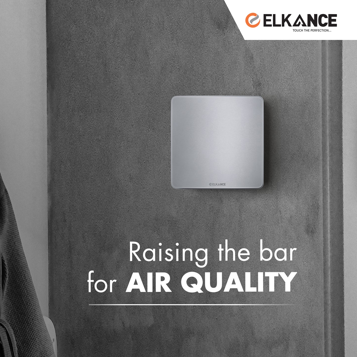 ELKANCE Axial Fan Canon with Metal Blind - Stainless Steel, Efficient Airflow, 1-Year Warranty