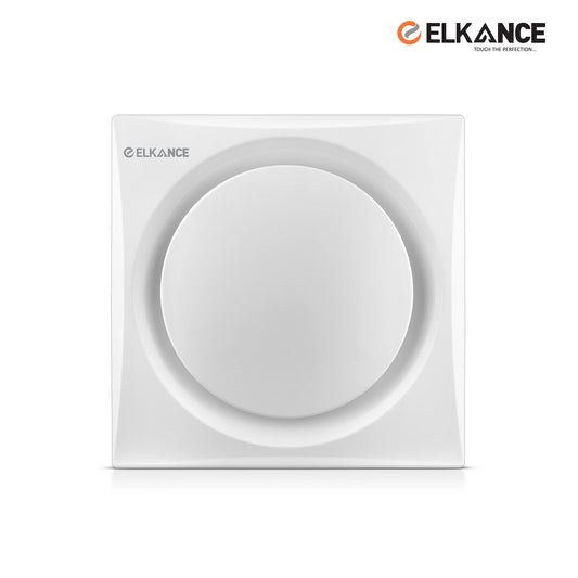 ELKANCE Ceiling Ventilation Fan Swirl (White) - Efficient Airflow, ABS-PP Construction, AC-Powered, Compact Design| Room Ventilation