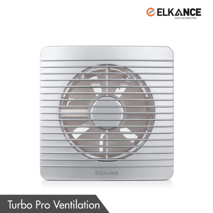 ELKANCE Axial Fan Turbo Pro (Silver White) - High-Performance Cooling, Sleek Design, Durable AC Operation for Modern Spaces