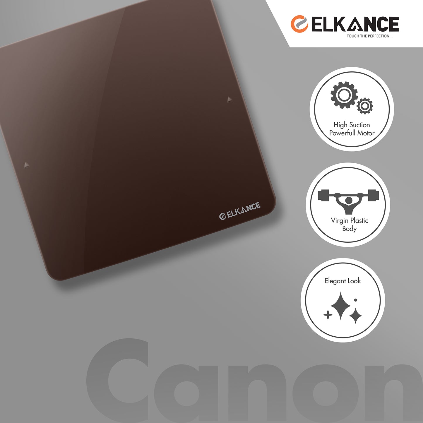 Axial Fan Canon - Brown, Compact & Efficient Air Circulation, 1-Year Warranty