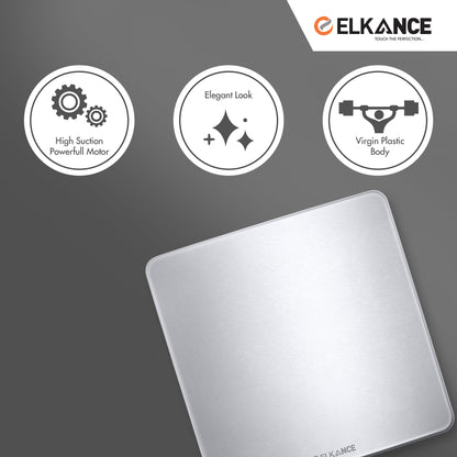 ELKANCE Axial Fan Canon with Metal Blind - Stainless Steel, Efficient Airflow, 1-Year Warranty