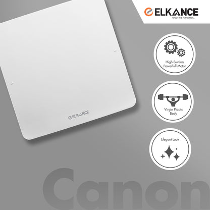 Axial Fan Canon - White, Efficient Air Circulation, 1-Year Warranty