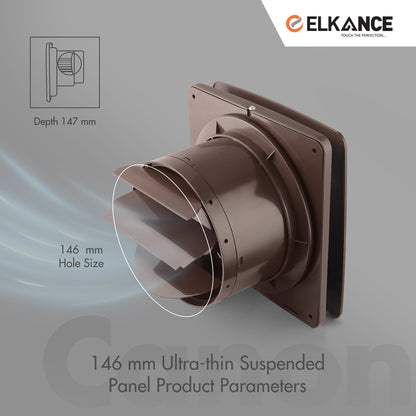 Axial Fan Canon - Brown, Compact & Efficient Air Circulation, 1-Year Warranty