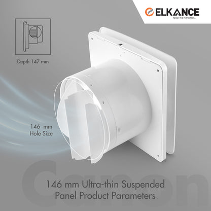 Axial Fan Canon - White, Efficient Air Circulation, 1-Year Warranty